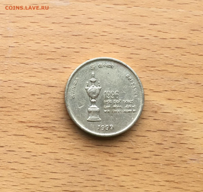Шри-Ланка 5 рупий 1999 Чемпионат Мира по крикету Спорт - IMG_0599.JPG