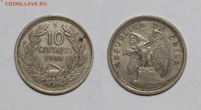 Чили 10 сентавос 1938 года - 29.11 - IMG_20231121_180632