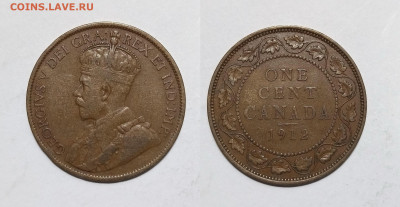 Канада 1 цент 1912 года Георг V большой тип - 29.11 - IMG_20231121_182427