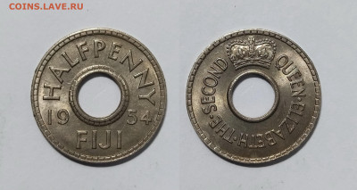 2 пенни 1954 года Елизавета II - 29.11 - IMG_20231124_105046