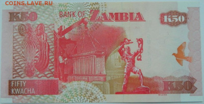 Замбия 50 квача 2009 г. С рубля! до 29.11.23 - DSCN7451.JPG