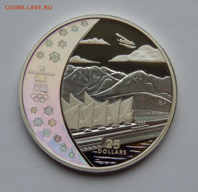 25 долларов 2008 г. Ванкувер, Олимпийкий дом+сертификат+коро - DSCN6881.JPG