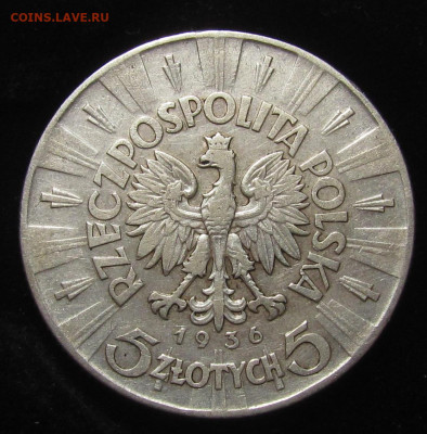 Польша 5 злотых 1936 г. Юзеф Пилсудский до 30.11.в 22:00 мск - IMG_3036.JPG