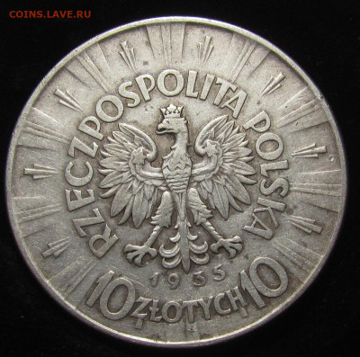 Польша 10 злотых 1936 г. Юзеф Пилсудский до 30.11. в 22:00м - IMG_3034.JPG