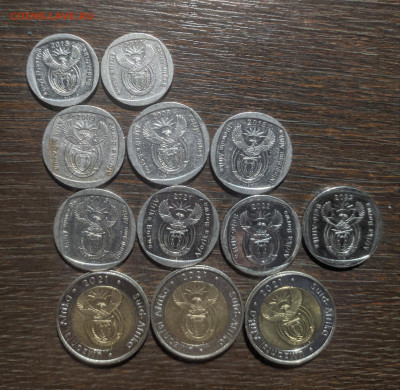 Монеты ЮАР: 1-5 ранд, 10-50 ц., до 22.00 по МСК 29.11.2023 - IMG_20231125_200825