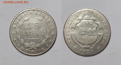 Коста Рика 25 сентимо 1924 года - 30.11 - IMG_20231122_100417