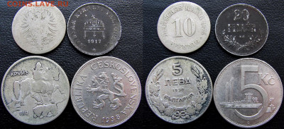 Испания и др. (8 монет), до 26.11.23. - 22