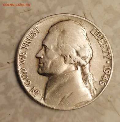5 центов США 1946. 2.12.23 - IMG_20231127_172351