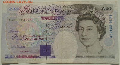 20 фунтов 1993 Великобритания Майкл Фарадей - DSC01717.JPG