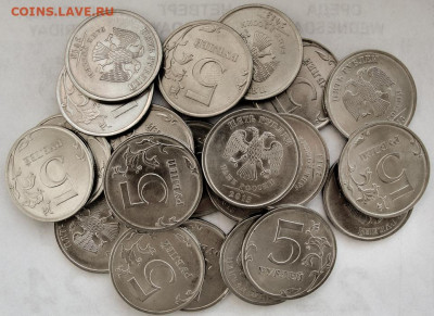 5 рублей 2013 сп. 300шт. отборные. - 5р.13сп. (2)