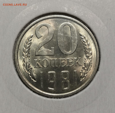 20 коп. 1981 года UNC шт.бл. 03.12.23 г в 22.00 по МСК - IMG_20231129_182342