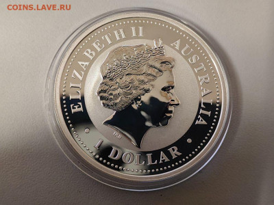 1 дол 2007 Австралия - Свинья. Лунар, цвет. Ag999, до 06.12 - ЯЯ Лунар Свинья цв-3