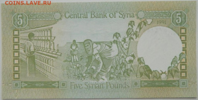 Сирия 5 фунтов 1991 г. С рубля! до 05.12.23 - DSCN7632.JPG