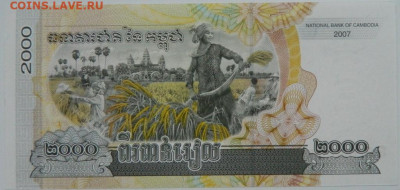 Камбоджа 2000 риэлей 2007 г. С рубля! до 06.12.23 - DSCN7703.JPG