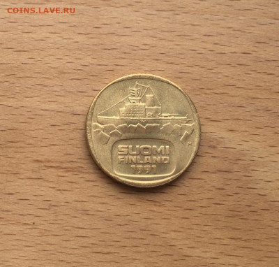 Финляндия 5 марок 1991 Корабль флот - finljandija_5_marok_1991_korabl_flot