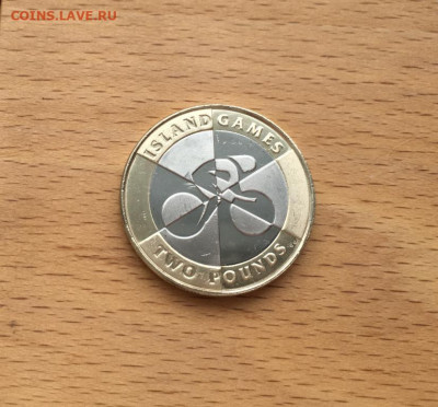 биметалл Гибралтар 2 фунта 2019 Островные игры Велоспорт спо - bimetall_gibraltar_2_funta_2019_ostrovnye_igry_velosport_sport