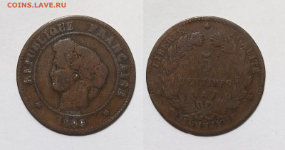 Франция 5 сантимов 1886 года Церера - 5.12 - IMG_20231130_081440