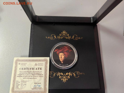 500фр 2017 Камерун Ян ван Эйк -Красный тюрбан, Ag999, до 07 - Я Камерун Ян ван Эйк-1