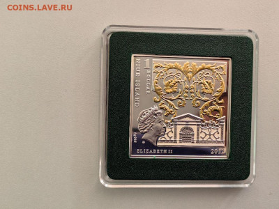 1дол 2012 Ниуэ Дама с горностаем Леонардо да Винчи, Ag925 - ЯЯ Дама с горностаем-2