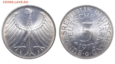 ФРГ. 5 марок 1972 г. До 03.12.23. - Р1311
