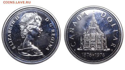 Канада. 1 доллар 1976 г. Библиотека. До 03.12.23. - Р1746