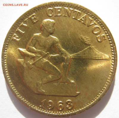 Филиппины 5 сентаво 1963 мужчина и вулкан до 5.12 22:00 - IMG_6051.JPG