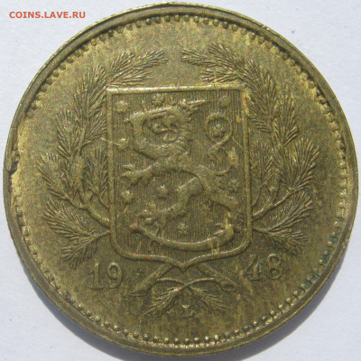Финляндия 5 марок 1948 L герб лев на сарацинской саб до 5.ё1 - IMG_6363.JPG