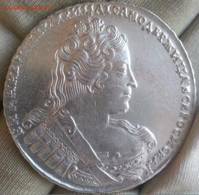 1 Рубль 1733 год Анна красивывый - бюенасм