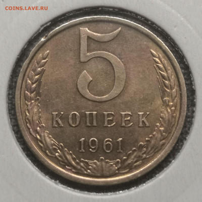 5 коп. 1961 года. Отличная. 03.12. 23 года в 22.00 по МСК. - IMG_20231203_012544