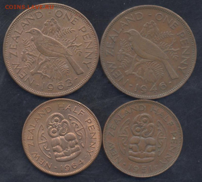 2 пенни- полукрона 1946-1965 г.г. - пенни