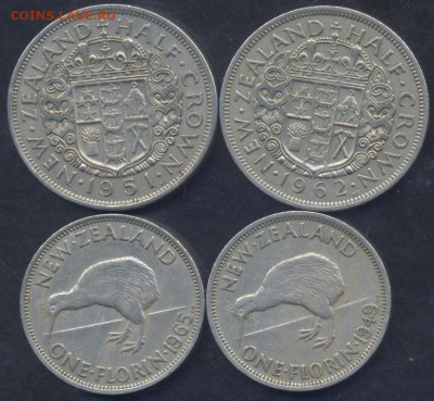 2 пенни- полукрона 1946-1965 г.г. - флорин