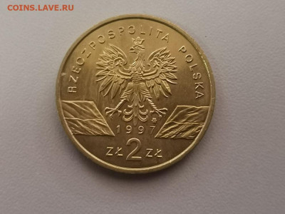 2 злотых Польша 1997 Жук-олень, до 10.12 - 1997 Жук-2