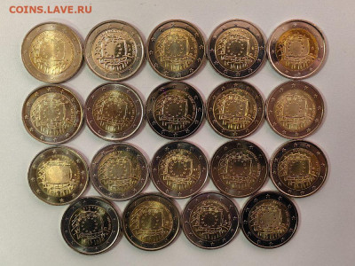 Набор 2 евро 2015 30 лет флагу, до 10.12 - 2015 Флаг-1