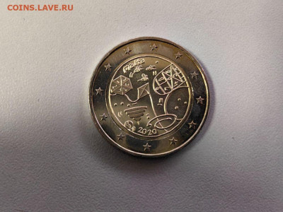 2 евро 2020 Мальта - Игры, unc, до 10.12 - Ординар 2020 Мальта -1