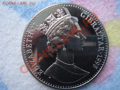 1 крона 1995 г. Island Games Gibraltar до 09.01.12 22-00 мск - DSC08544.JPG