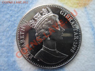 1 крона 1995 г. Island Games Gibraltar до 09.01.12 22-00 мск - DSC08545.JPG