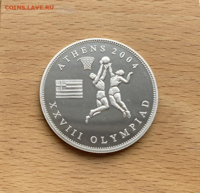 Крона Шайба Сомали 1 доллар 2004 Олимпийские Игры Баскетбол - krona_shajba_somali_1_dollar_2004_olimpijskie_igry_afiny_basketbol_pruf_serebro_sport_olimpiada (2)