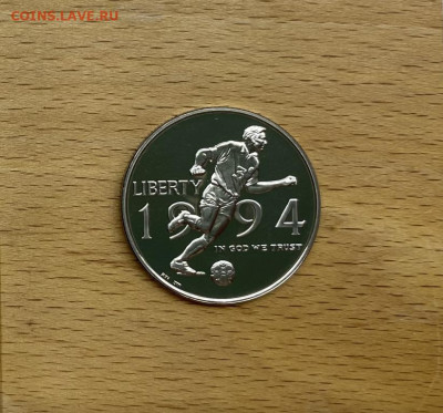 2 доллара 1994 50 центов Чемпионат мира по футболу P - ssha_1_2_dollara_1994_50_centov_chempionat_mira_po_futbolu_p_pruf_proof_sport