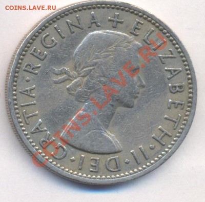 Великобритания 2 шиллинга 1955 г. До 7.01.12 г. 21-00 МСК. - Флорин.1