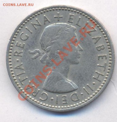 Великобритания  шиллинг 1962 г.Ш.  До 7.01.12 г. 21-00 МСК. - Шиллинг 62.1