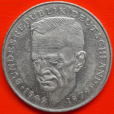 ФРГ – 2 марки 1988 г., G – до 22:00,  15.12.2023 - 2 марки 1988-2