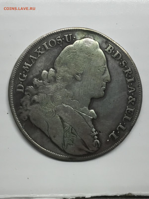 Бавария, 1 Таллер 1772, Атрибуция. - 559C5E5C-D5CA-423C-A31E-F9BE6D41FA13