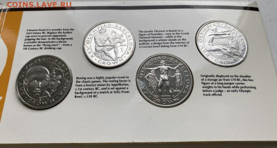 Набор Гибралтар 1 крона 1991 Олимпийские игры Барселона 1992 - nabor_gibraltar_1_krona_1991_olimpijskie_igry_barselona_1992_shajba_olimpiada_sport_buklet_borba (6)