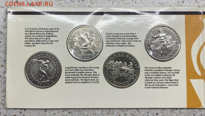 Набор Гибралтар 1 крона 1991 Олимпийские игры Барселона 1992 - nabor_gibraltar_1_krona_1991_olimpijskie_igry_barselona_1992_shajba_olimpiada_sport_buklet_borba (4)