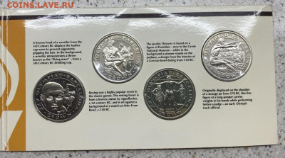 Набор Гибралтар 1 крона 1991 Олимпийские игры Барселона 1992 - nabor_gibraltar_1_krona_1991_olimpijskie_igry_barselona_1992_shajba_olimpiada_sport_buklet_borba (2)