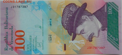 Венесуэла 100 боливаров 2018 г.  до 19.12.23 - DSCN8292.JPG