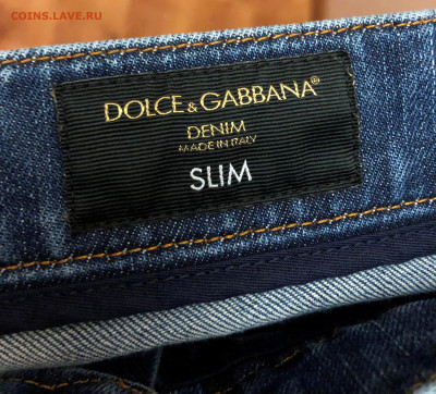 джинсы Dolce & Gabbana Denime SLIM до 16.12.23 в 22.10 МСК - G_4991