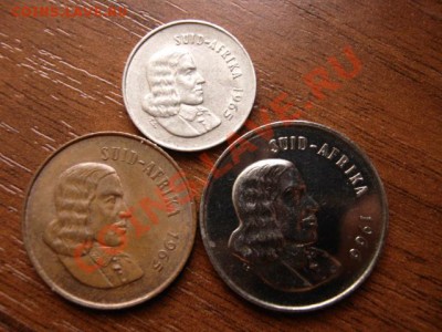 ЮАР 2-5-20 центов 1965-66 SUID Африка до 10.01.12 в 21.00 М - IMG_1956