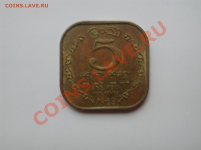 Цейлон 25 центов 1943 и 5 центов 1969 Оценка - DSCN4743.JPG