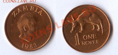 Замбия 1 нгве 1993 UNC до 10.01.12 22.00 по Москве - Замбия